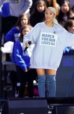 ARIANA GRANDE at March for Our Lives in Washington, D.C. 03/24/2018