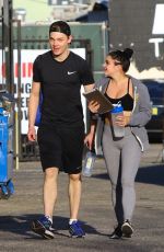 ARIEL WINTER and Levi Meaden Leaves a Gym in Los Angeles 03/08/2018