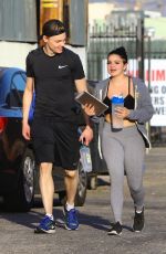 ARIEL WINTER and Levi Meaden Leaves a Gym in Los Angeles 03/08/2018