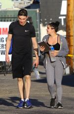 ARIEL WINTER and Levi Meaden Leaves a Gym in Los Angeles 03/08/2018