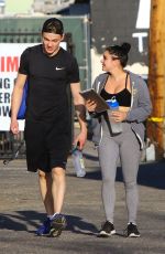 ARIEL WINTER and Levi Meaden Leaves a Gym in Los Angeles 03/08/2018