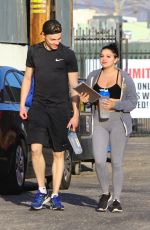ARIEL WINTER and Levi Meaden Leaves a Gym in Los Angeles 03/08/2018