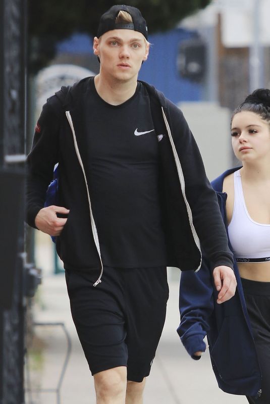 ARIEL WINTER and Levi Meaden Leaves a Gym in Los Angeles 03/20/2018