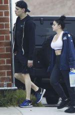 ARIEL WINTER and Levi Meaden Leaves a Gym in Los Angeles 03/20/2018