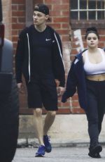 ARIEL WINTER and Levi Meaden Leaves a Gym in Los Angeles 03/20/2018