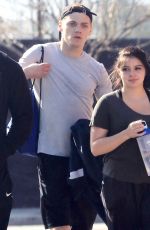 ARIEL WINTER and Levi Meaden Leaves a Gym in Los Angeles 03/24/2018