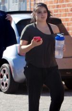 ARIEL WINTER and Levi Meaden Leaves a Gym in Los Angeles 03/24/2018