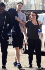 ARIEL WINTER and Levi Meaden Leaves a Gym in Los Angeles 03/24/2018
