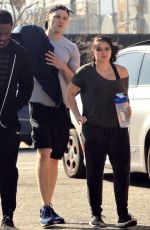 ARIEL WINTER and Levi Meaden Leaves a Gym in Los Angeles 03/24/2018