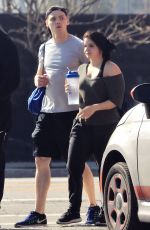 ARIEL WINTER and Levi Meaden Leaves a Gym in Los Angeles 03/24/2018
