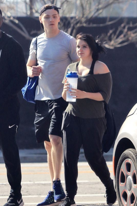 ARIEL WINTER and Levi Meaden Leaves a Gym in Los Angeles 03/24/2018