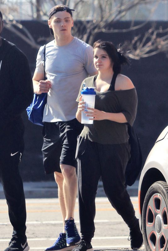 ARIEL WINTER and Levi Meaden Leaves a Gym in Los Angeles 03/24/2018