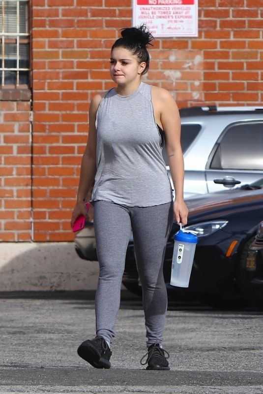 ARIEL WINTER Arrives at a Gym in Los Angeles 03/30/2018