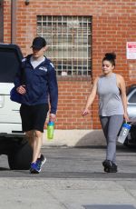 ARIEL WINTER Arrives at a Gym in Los Angeles 03/30/2018