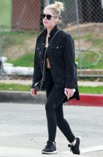 ASHLEY BENSON Heading to a Gym in Los Angeles 03/07/2018