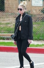 ASHLEY BENSON Heading to a Gym in Los Angeles 03/07/2018