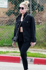 ASHLEY BENSON Heading to a Gym in Los Angeles 03/07/2018