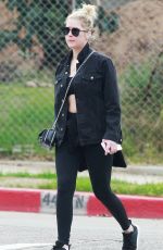 ASHLEY BENSON Heading to a Gym in Los Angeles 03/07/2018
