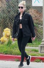 ASHLEY BENSON Heading to a Gym in Los Angeles 03/07/2018