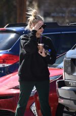 ASHLEY BENSON Out for Iced Coffee in Los Angeles 03/05/2018