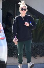 ASHLEY BENSON Out for Iced Coffee in Los Angeles 03/05/2018