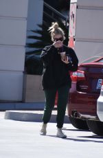 ASHLEY BENSON Out for Iced Coffee in Los Angeles 03/05/2018