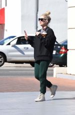 ASHLEY BENSON Out for Iced Coffee in Los Angeles 03/05/2018