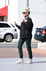 ASHLEY BENSON Out for Iced Coffee in Los Angeles 03/05/2018