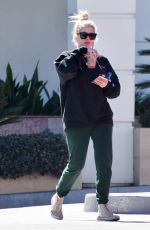 ASHLEY BENSON Out for Iced Coffee in Los Angeles 03/05/2018