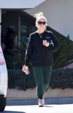 ASHLEY BENSON Out for Iced Coffee in Los Angeles 03/05/2018