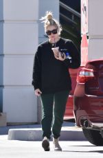 ASHLEY BENSON Out for Iced Coffee in Los Angeles 03/05/2018
