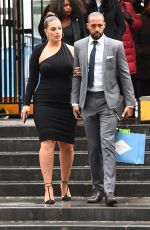 ASHLEY GRAHAM and Justin Ervin Out in New York 03/08/2018