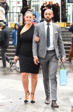 ASHLEY GRAHAM and Justin Ervin Out in New York 03/08/2018