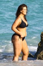 ASHLEY GRAHAM in Bikini and Swimsuit on the Set of a Photoshoot in Miami 03/14/2018