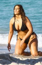 ASHLEY GRAHAM in Bikini and Swimsuit on the Set of a Photoshoot in Miami 03/14/2018
