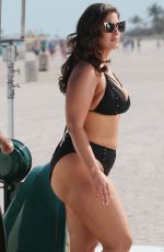 ASHLEY GRAHAM in Bikinis on the Set of a Photoshoot in Miami 03/15/2018