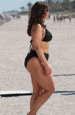 ASHLEY GRAHAM in Bikinis on the Set of a Photoshoot in Miami 03/15/2018
