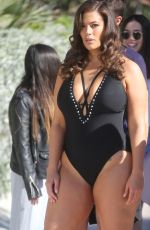 ASHLEY GRAHAM in Bikinis on the Set of a Photoshoot in Miami 03/15/2018