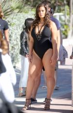 ASHLEY GRAHAM in Bikinis on the Set of a Photoshoot in Miami 03/15/2018