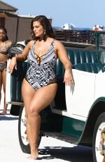 ASHLEY GRAHAM in Bikinis on the Set of a Photoshoot in Miami 03/15/2018