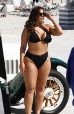 ASHLEY GRAHAM in Bikinis on the Set of a Photoshoot in Miami 03/15/2018
