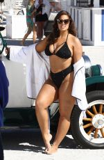 ASHLEY GRAHAM in Bikinis on the Set of a Photoshoot in Miami 03/15/2018