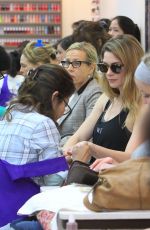 ASHLEY GREENE at Beverly Hills Nails and Spa 03/16/2018