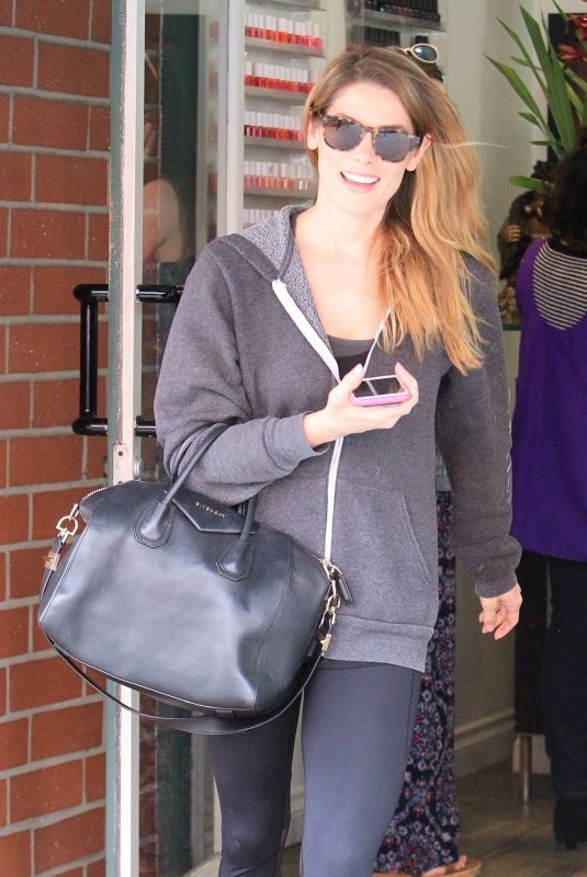 ASHLEY GREENE at Beverly Hills Nails and Spa 03/16/2018