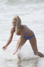 ASHLEY IRVIN in Bikini at a Beach in Gold Coast 03/22/2018