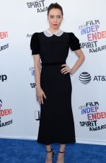 AUBREY PLAZA at 2018 Film Independent Spirit Awards in Los Angeles 03/03/2018