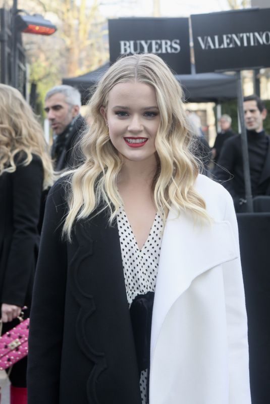 AVA PHILLIPPE at Valentino Show at Paris Fashion Week 03/04/2018
