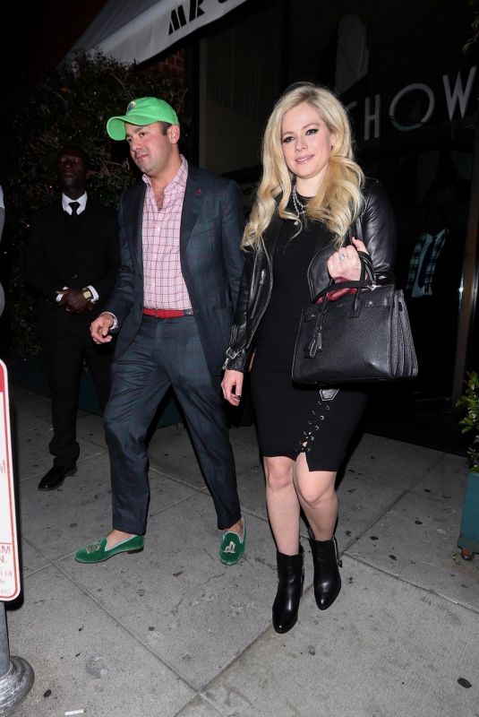 AVRIL LAVIGNE at Mr Chow in Beverly Hills 03/01/2018