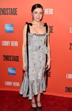 BEL POWLEY at Lobby Hero Broadway Opening Night in New York 03/26/2018