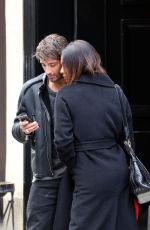 BELEN RODRIGUEZ and Andrea Lannone Leaves Their Hotel in Paris 03/21/2018